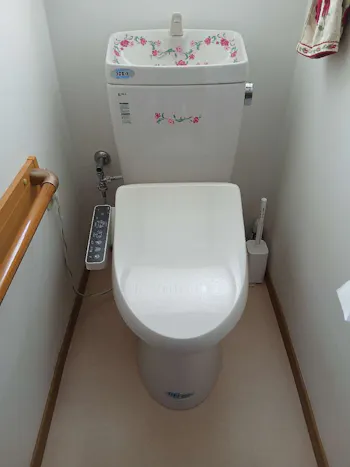 茨城県小美玉市のお客様の便座交換工事