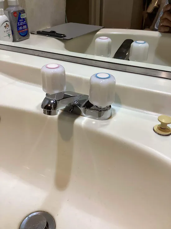 工事後　東京都青梅市のお客様の水栓工事