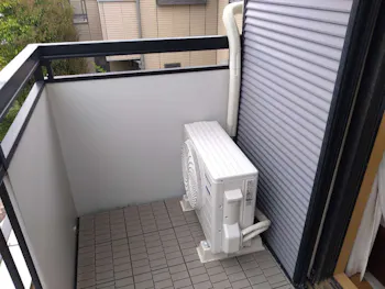 神奈川県三浦市のお客様のエアコン工事　具体的な工事内容1