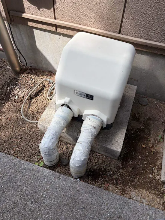 工事前　埼玉県桶川市のお客様の浅井戸ポンプ交換工事