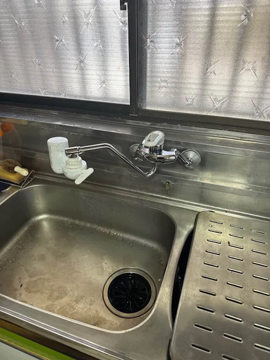 工事後　静岡県浜松市のお客様のキッチン混合水栓交換工事