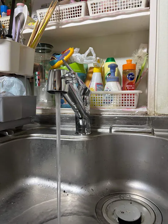 工事後　茨城県下妻市のお客様の水栓工事