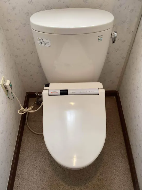 工事前　東京都青梅市のお客様の便座交換工事