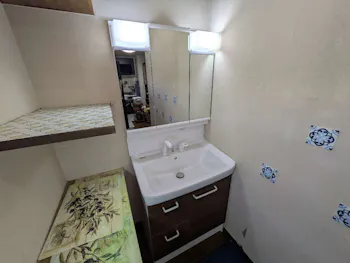 静岡県静岡市のお客様の洗面化粧台交換工事