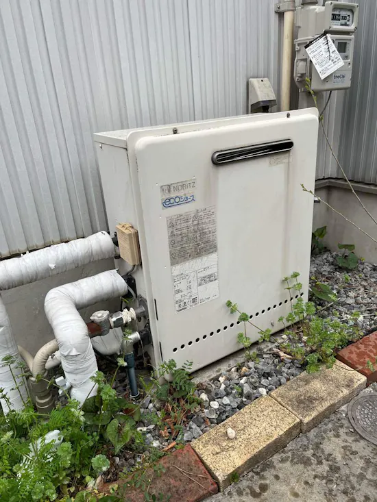 工事前　埼玉県久喜市のお客様の給湯器工事