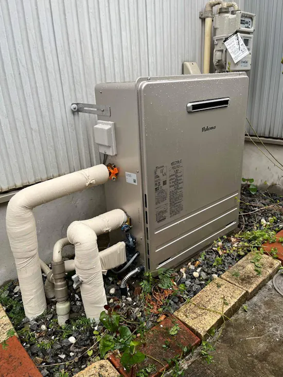 工事後　埼玉県久喜市のお客様の給湯器工事
