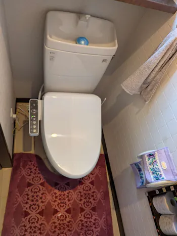 愛知県名古屋市のお客様の便座交換工事