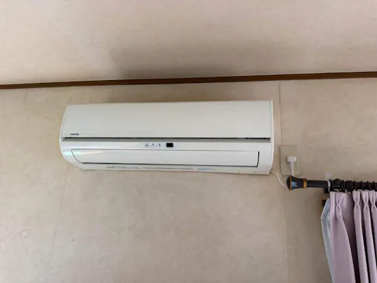 工事前　静岡県富士宮市のお客様のエアコン工事