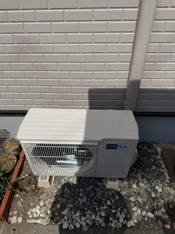 静岡県富士宮市のお客様のエアコン工事　具体的な工事内容2