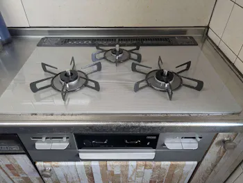 静岡県静岡市清水区のお客様のビルトインコンロ・ガスコンロ工事