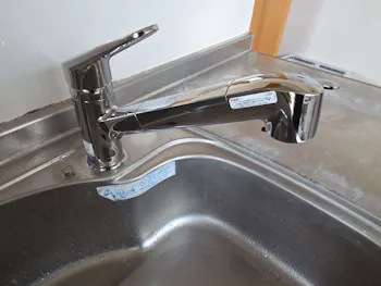栃木県さくら市のお客様のキッチン水栓交換工事