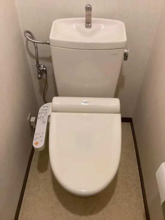 工事前　東京都羽村市のお客様の便座交換工事