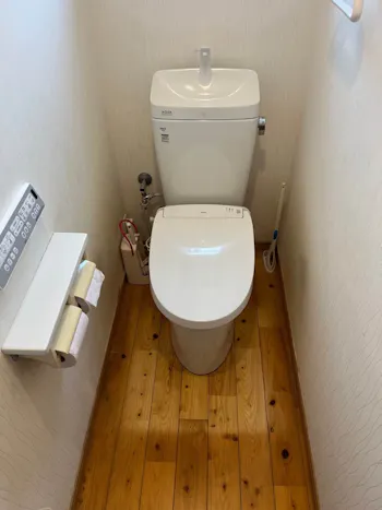 静岡県磐田市のお客様のトイレ工事