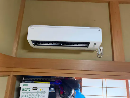 工事後　静岡県富士宮市のお客様のエアコン工事