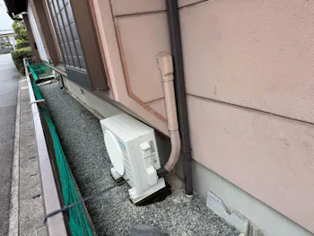 静岡県富士宮市のお客様のエアコン工事　具体的な工事内容5