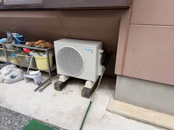 静岡県富士宮市のお客様のエアコン工事　具体的な工事内容6
