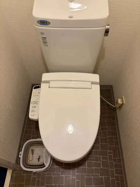 工事前　埼玉県新座市のお客様のトイレ工事