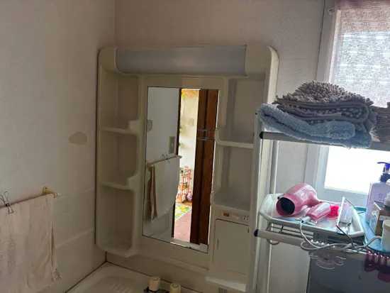 工事前　長野県上田市のお客様の洗面化粧台工事