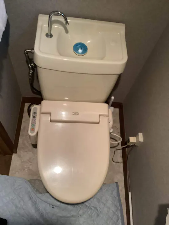 工事前　東京都西多摩郡日の出町のお客様のトイレ工事