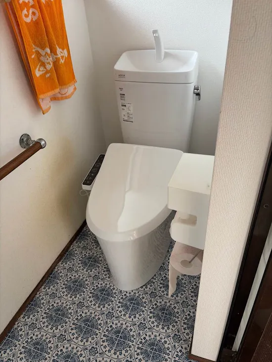 工事後　山梨県大月市のお客様のトイレ工事