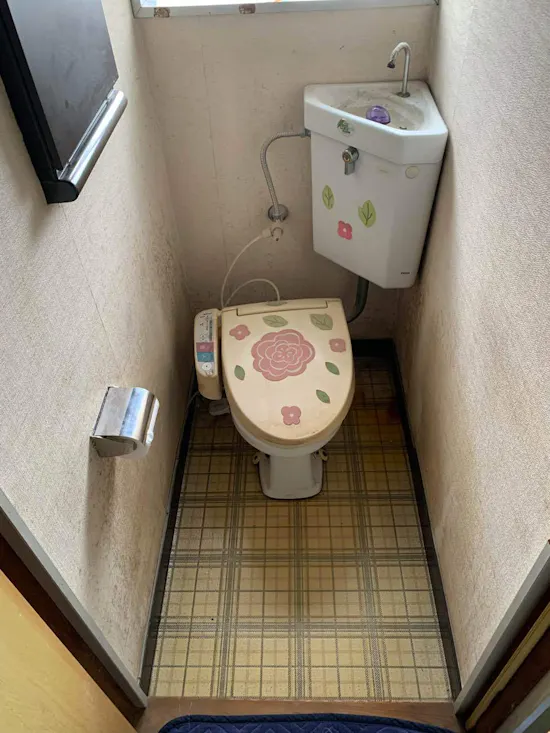 工事前　埼玉県羽生市のお客様のトイレ工事