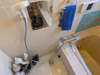 愛知県名古屋市瑞穂区のお客様の浴室水栓交換工事