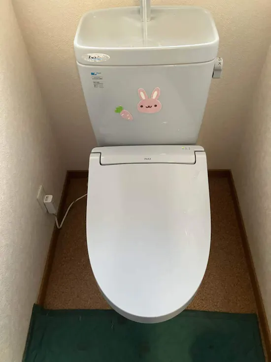 工事後　群馬県前橋市のお客様の便座交換工事