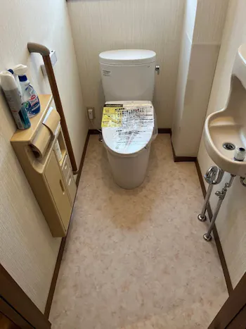 静岡県袋井市のお客様のトイレ工事
