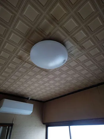 福島県いわき市のお客様の照明交換工事