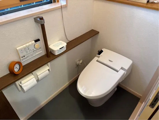 工事前　群馬県安中市のお客様のトイレ工事