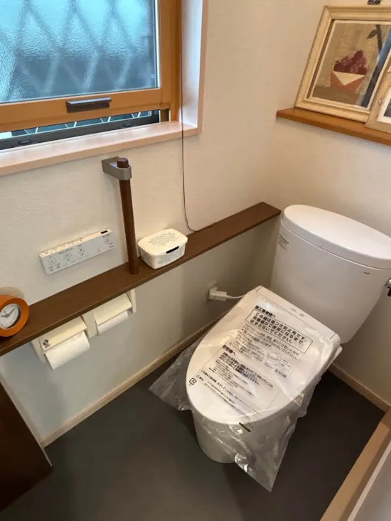 工事後　群馬県安中市のお客様のトイレ工事