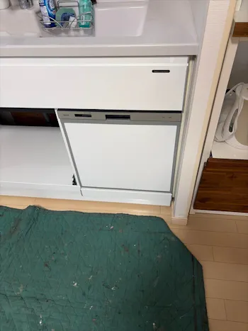 千葉県茂原市のお客様の食器洗い乾燥機交換工事