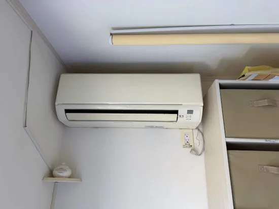 工事前　静岡県富士市のお客様のエアコン工事