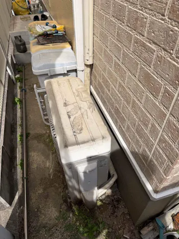 静岡県富士市のお客様のエアコン工事　具体的な工事内容3