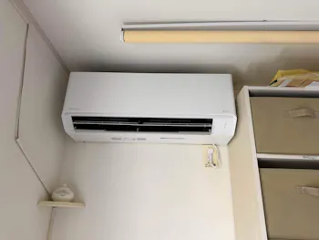 静岡県富士市のお客様のエアコン工事