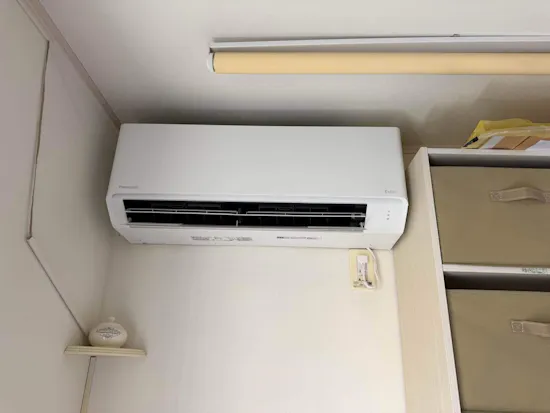 工事後　静岡県富士市のお客様のエアコン工事