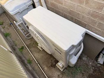 静岡県富士市のお客様のエアコン工事　具体的な工事内容2