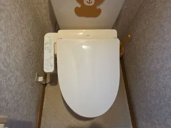 栃木県宇都宮市のお客様の便座交換工事