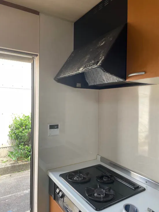 工事前　愛知県名古屋市緑区のお客様のビルトインコンロ・ガスコンロ工事