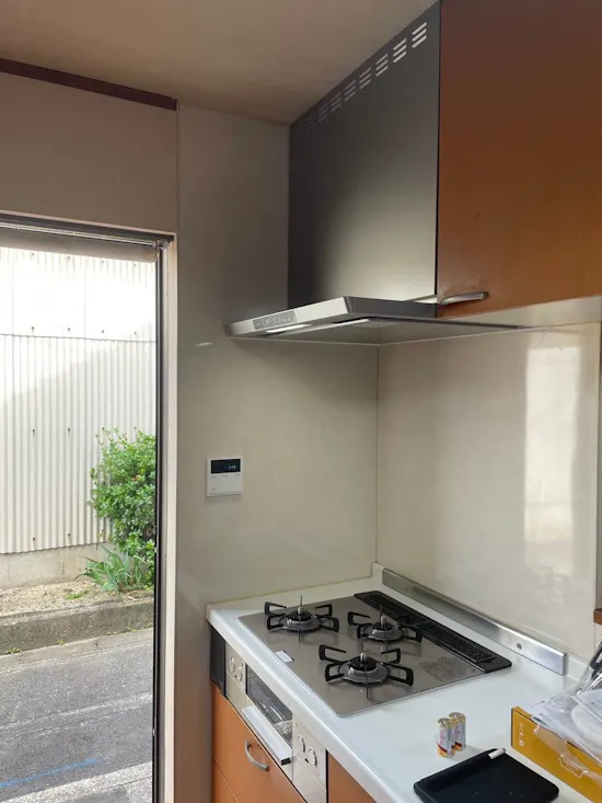 工事後　愛知県名古屋市緑区のお客様のビルトインコンロ・ガスコンロ工事