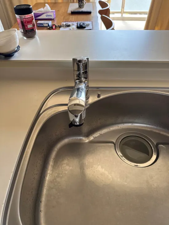 工事後　静岡県浜松市中央区のお客様のキッチン水栓交換工事