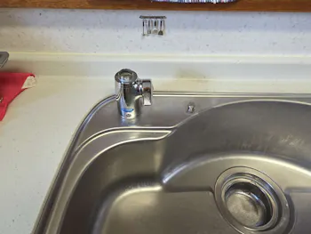 栃木県宇都宮市のお客様のキッチン水栓工事　具体的な工事内容2