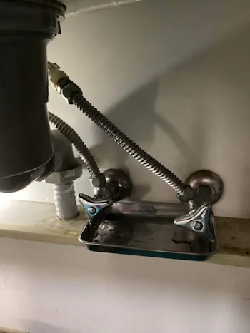 東京都福生市のお客様のキッチン水栓工事　具体的な工事内容3