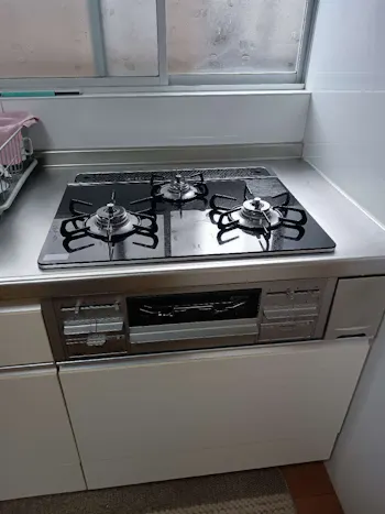 東京都青梅市のお客様のビルトインコンロ・ガスコンロ工事