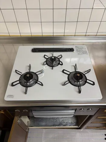 茨城県牛久市のお客様のビルトインコンロ・ガスコンロ工事