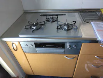 東京都八王子市のお客様のビルトインコンロ・ガスコンロ工事