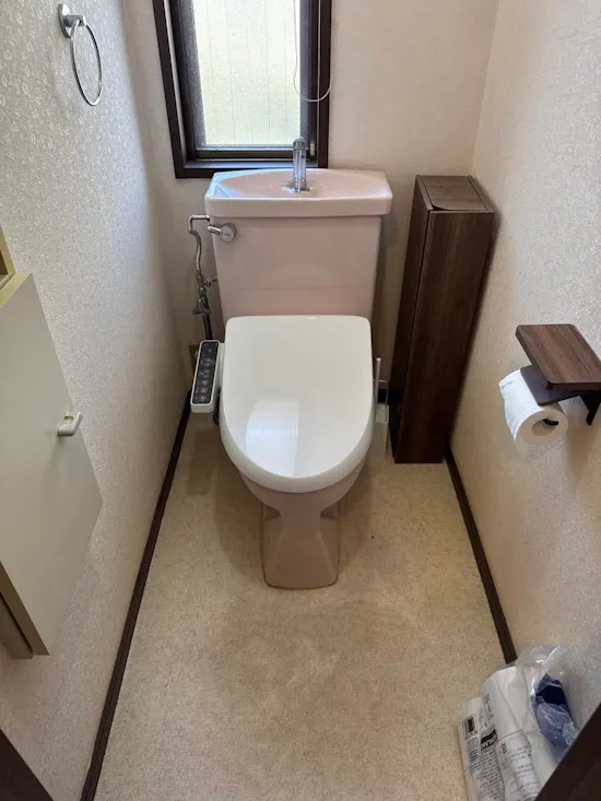 工事後　静岡県磐田市のお客様の便座交換工事