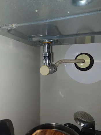 神奈川県茅ヶ崎市のお客様のビルトインコンロ・ガスコンロ工事　具体的な工事内容3