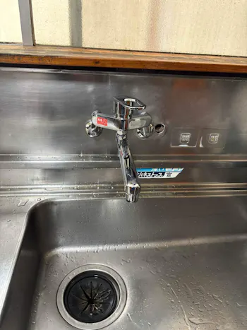 茨城県つくば市のお客様のキッチン水栓工事