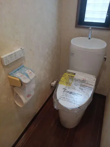 東京都昭島市のお客様のトイレ交換工事　具体的な工事内容1
